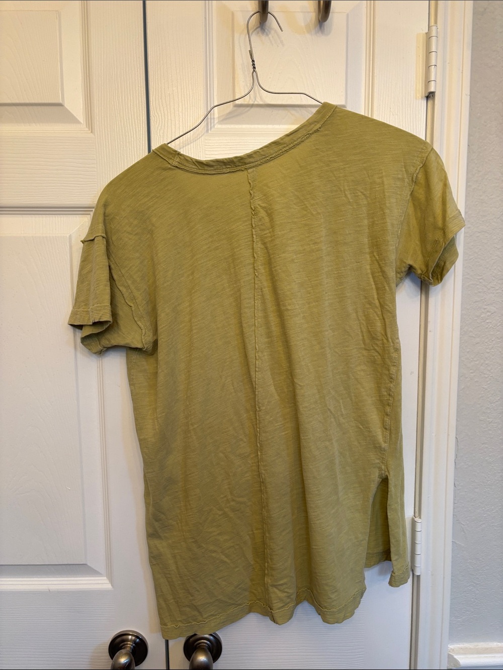 Pilcro Olive Green Short Sleeve Crewneck Tee - Picture 3 of 3